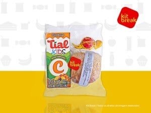 alimento infantil seguro embalado individualmente