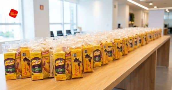 Kit lanche para café da manhã no Rio de Janeiro com distribuição organizada