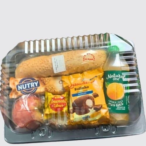 Coffee Break Inteligente: Solução Prática para Eventos Corporativos 1 Kit lanche para coffee break corporativo, embalado individualmente e pronto para distribuição