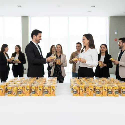 kit lanche para workshop e treinamento corporativo com distribuição individual