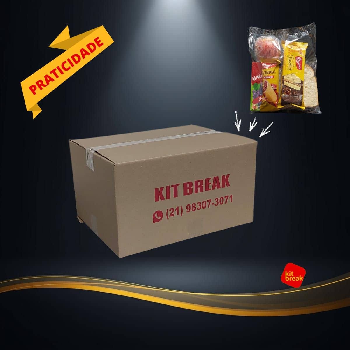 Lanches no Rio de Janeiro: Kit Lanche Individual para Grupos 3 Caixa de kit lanche pronta para entrega organizada no Rio de Janeiro, sem montagem no local