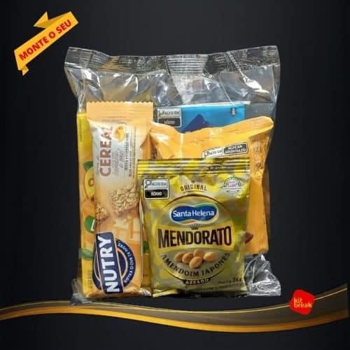 Kit lanche escolar para passeio no Rio de Janeiro embalado individualmente