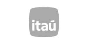 Logomarca do cliente Itaú atendido pela Kit Break no Rio de Janeiro
