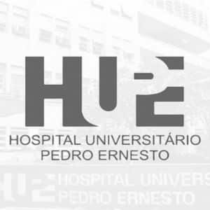 Logomarca do Hospital Universitário Pedro Ernesto (HUPE), atendido pela Kit Break com Kit Lanche para desjejum no Rio de Janeiro